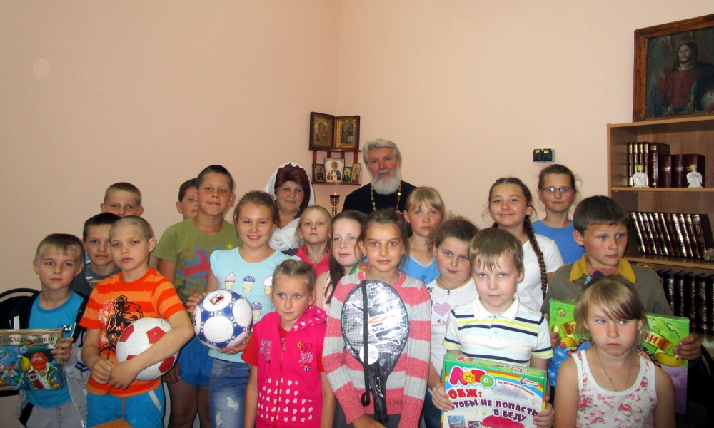 Открытие пришкольного лагеря (1 июля 2015)